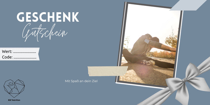 BSF Nutrition Geschenk Gutschein