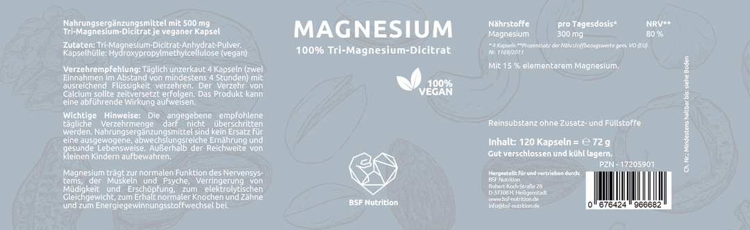 Magnesium Citrat Kapseln