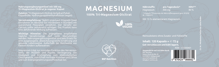 Magnesium Citrat Kapseln